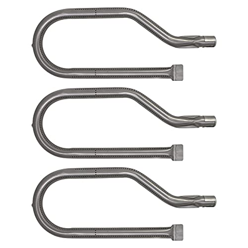 UpStart Components 3Pack BBQ Gas Grill Tube Burner Replacement Parts for Virco Kirkland Signature 7200011  Compatible Barbeque Stainless Steel Pipe Burners