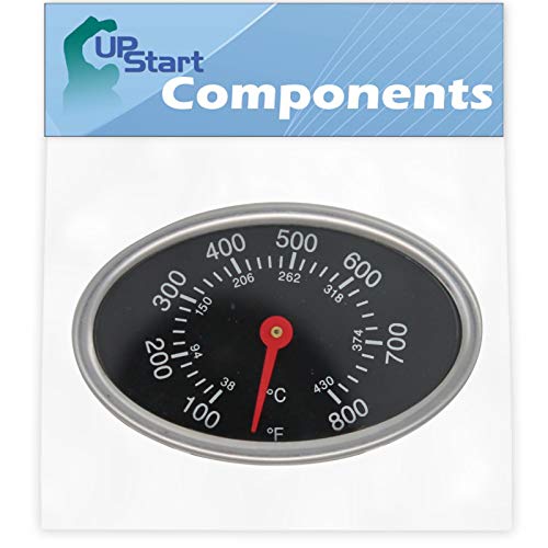 UpStart Components BBQ Grill Thermometer Heat Indicator Replacement Parts for Kirkland 7200193  Compatible Barbeque Temperature Gauge Thermostat