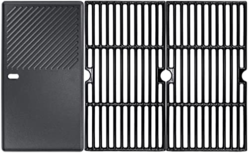 Hisencn Grill Grates and Grill Plate for Charbroil 463436215 463436214 463436213 463420508 463440109 463441312 463441514 Models 16 78 Inch Cast Iron Cooking Grate for Thermos 461442114