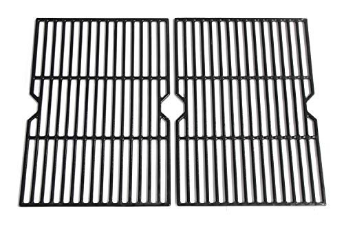 Hongso 18 14 Inch Porcelain Coated Cast Iron Grill Grate Cooking Grid Replacement for Charbroil 80005665 CG65PCI Thermos Uniflame Master Forge Gas Grill g51500b5w1 2Pack (PCF652)