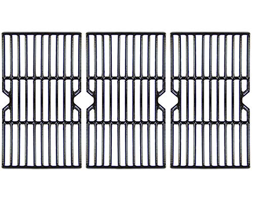 VICOOL 16 1516 Porcelain Coated Cast Iron Grill Grate Cooking Grid for Charbroil Advantage 463343015 463344015 463344116 Kenmore Broil King Gas Grill G4670002W1 Set of 3 HyG612C