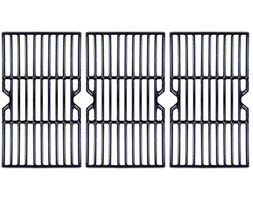 VICOOL 16 1516 Porcelain Coated Cast Iron Grill Grate Cooking Grid for Charbroil Advantage 463343015 463344015 463344116 Kenmore Broil King Gas Grill G4670002W1 Set of 3 HyG612C