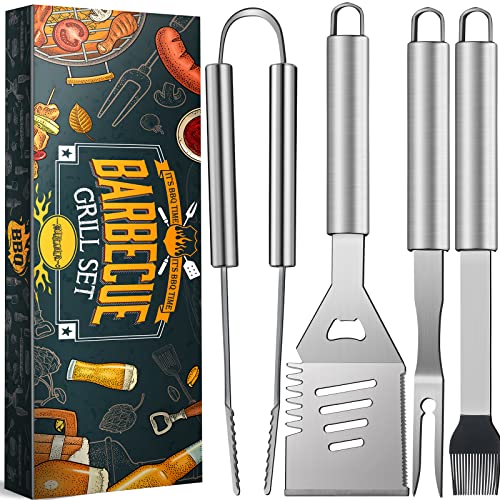 Grill Accessories BBQ Tool Set  16 PCS Stainless Steel Grilling Tools with Portable Case 16 Grill Utensils Set for Outdoor Grill Kitchen Gadget Grilling Gifts Stocking Stuffers for Men Women
