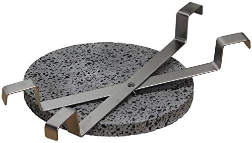 Vision Grills Lava Cooking Stone for Pizza Meats Seafood and Vegetables (14)