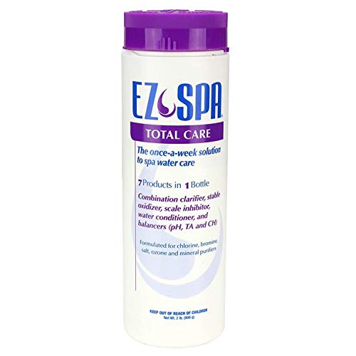 EZ Spa EZSTC2 Hot Tub Total Care Weekly Water Preventative Chemical Treatment Blend for Hot Tubs and Spas 2 Pounds