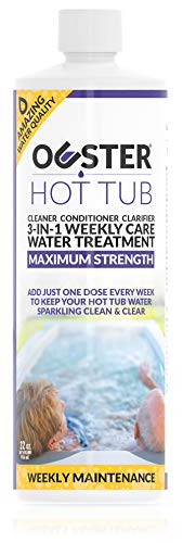 Ouster Hot Tub Cleaner 3in1 Weekly Care for Portable Hot Tubs and Swim Spas  Sparkling Clean  Silky Soft Water  Reduces Harsh Spa Chemicals 32oz