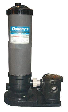 Dohenys Pool Pro Cartridge Filter Tanks  Filter Systems for Above Ground Swimming Pools (70 Sq Ft System w 1 HP Pump)
