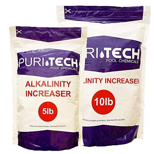 Puri Tech Pool Chemicals 15 lb Total Alkalinity Increaser Plus for Swimming Pool Water Increases Total Alkalinity Prevents Water from Cloudiness or Scaling