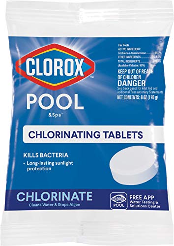 Clorox PoolSpa 22401CLX Chlorinating Tablet 6 oz White