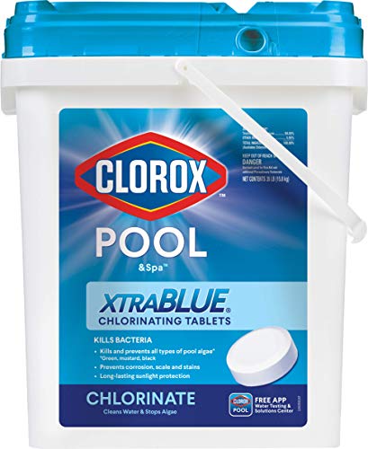 Clorox PoolSpa XtraBlue 3 Long Lasting Chlorinating Tablets 35 lb