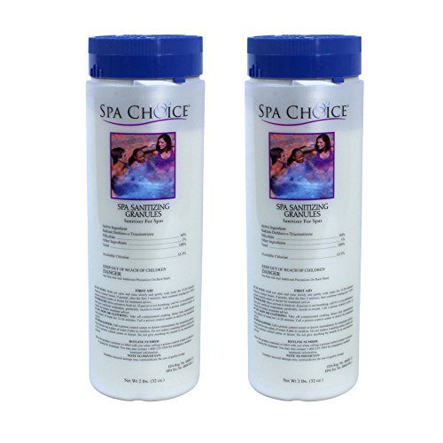 SpaChoice 4723303102 Sanitizing Granules Hot Tub Chlorine 2Pack
