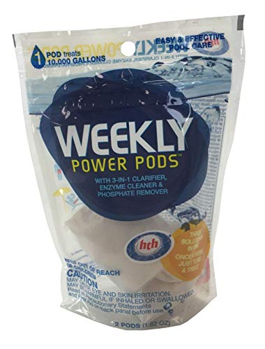 HTH 04111 Swimming Pool Power Pods 3In1 Clarifier Enzymes Phosphate Remover