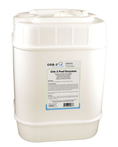 Orb3 F8390005G Pool Enzymes for Maintenance 5Gallon Pail