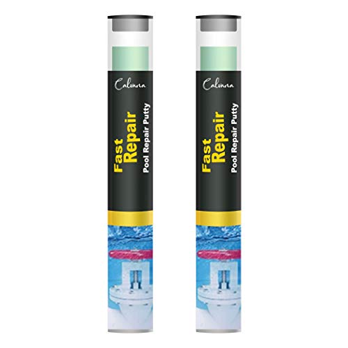 Calvana (2Pack) 4oz All Purpose Epoxy Putty Stick  Pool Patch Pool Bounding Kit  A Quick and Permanent Repair Solution for Pool light Pool Tile Skimmer and Plumbing leaks  Work Like Magic