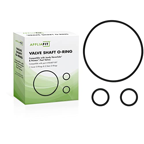 AppliaFit Cover  Shaft ORings Compatible with Jandy NeverLube and Pentair 3Way and 2Way Diverter Valves Compatible with Part Numbers 1132 51016200 R0487100 192039 1Pack (3 Pieces)