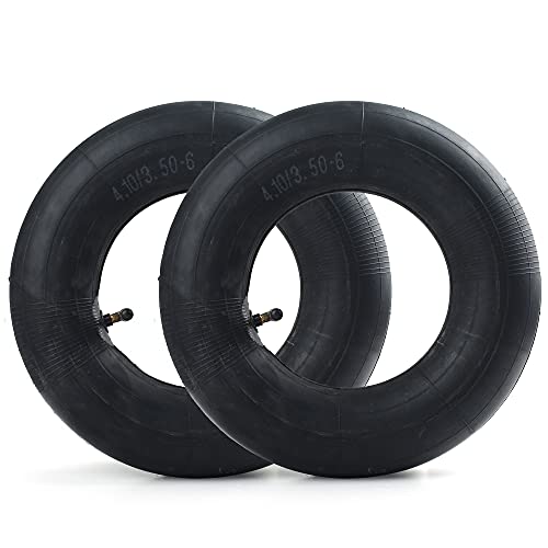 LotFancy 4103506 Inner Tube( 2Pack ) for Wheelbarrows Snow Blowers Wagons Carts Hand Trucks  Lawn Mowers Tractors and More with TR87 Bent Metal Valve