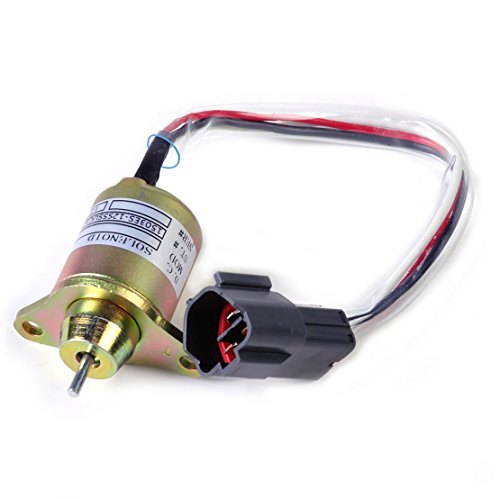 An Ruijia New DC 12V Fuel Shutdown Shut Off Solenoid Valve 11965377950 11923377932 SA4562T for Yanmar Kubota John Deere Tractor