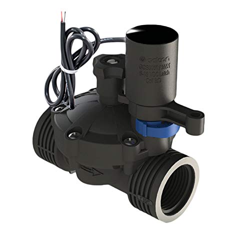 Galcon YLZ 34Inch Sprinkler Valve with S1602 DC Latching Solenoid for Battery Operated Controllers with Reinforced NBR 2Way Female Inline Hose Sprinkler Valve for Gardens Lawns Greenhouses