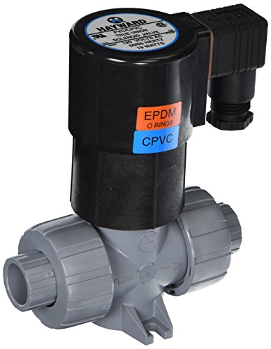 Hayward SV20050STE 12Inch CPVC NPD Design True Union Solenoid Valves with EPDM Seal and SocketThreaded End Connection