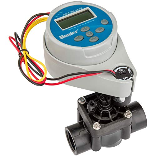 Hunter Industries NODE100VALVE Hunter Node 1Station Battery Irrigation Controller and Solenoid Valve Gray