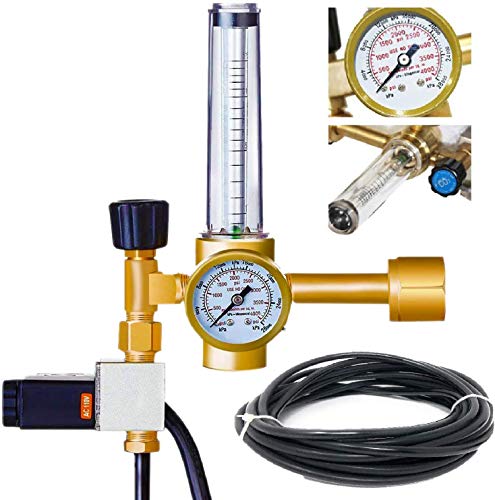 MOD Complete MDC99003 CO2 Regulator Hydroponics Emitter System w Solenoid Valve  Easy to Adjust Flow Meter  Includes 10FT Hose and 2 Replacement Washers SHORTEN TIME for HARVESTING 40 More Yield