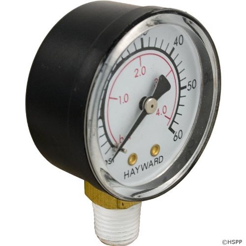Hayward ECX270861 Boxed Pressure Gauge Replacement for Select Hayward Sand and DE Filter