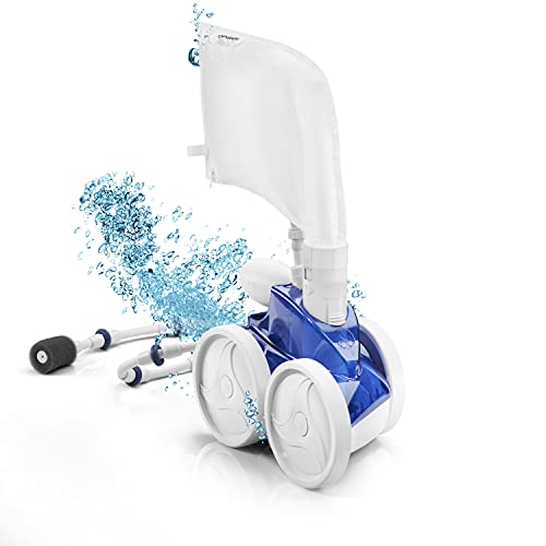Polaris VacSweep 380 Pressure Inground Pool Cleaner Triple Jet Powered 31ft of Hose with a Single Chamber Debris Bag