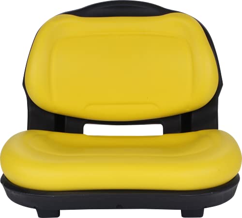 AI Diaotec Replacement Tractor Seat  Compatible with John Deere Riding Lawn Mower Seat AM136044  X300X500 Series  Check Bullets  Description For More On Compatibility  Mower Parts  Accessories