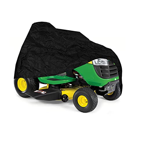 Bzsunway LP93917 Standard Riding Lawn Mower Cover Protective Heavy Duty Storage Waterproof Lawn Tractor Cover for John Deere 100X300 Series Tractors