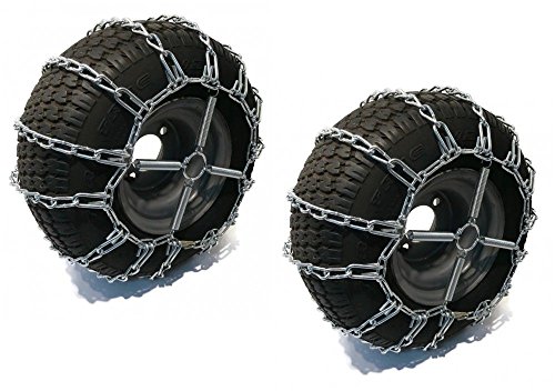The ROP Shop 2 Link TIRE Chains  TENSIONERS 20x10x8 for John Deere Lawn Mower Tractor Rider