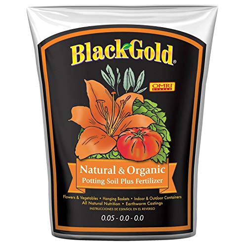 Sun Gro SUGRBG2 13020402 Black Gold Natural and Organic Soil 2 Cubic Feet