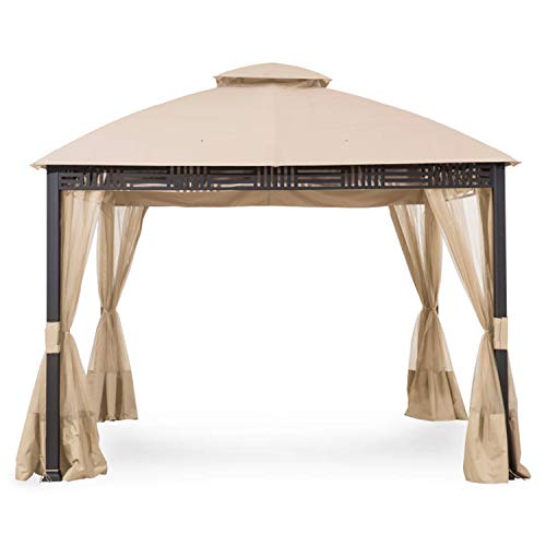 Garden Winds Replacement Canopy Top Cover for Westbrook Gazebo Gazebo  350  Beige