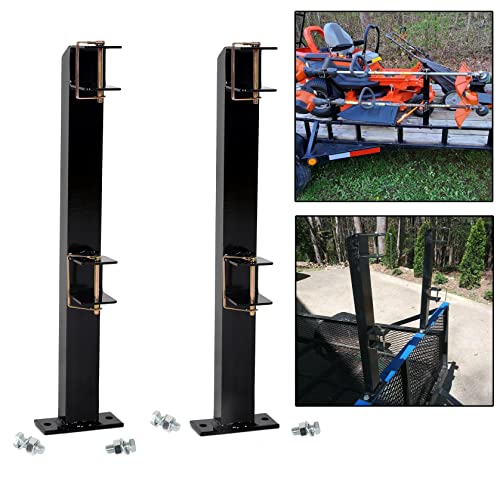 JMTAAT 2 Place Weeder Trimmer WeedEater Edgers Gas Racks Holders Hold Two Open Landscape Trailer
