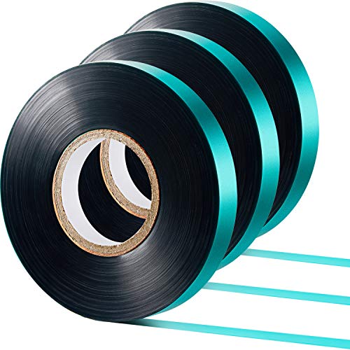 150 Feet Stretch Tie Tape 4 mil Thick Garden Plant Ribbon Green Vinyl Stake for Indoor Outdoor Plant Use