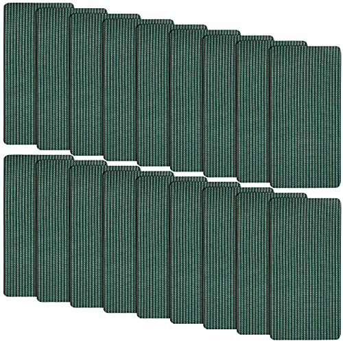 Honoson Pool Safety Cover Patch Kit Swimming Pool Safety Cover Repair Kit Green Mesh SelfAdhesive Cover Patch (18 4 x 8 Inch)