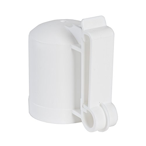 Zareba ITCPWZ TPost Safety Cap and Insulator 10 per BagWhite