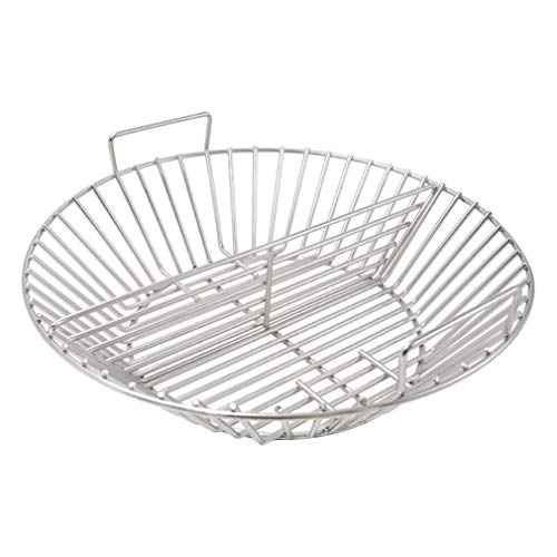 only fire Stainless Steel Charcoal Ash Basket Fits for Kamado Joe Big Joe