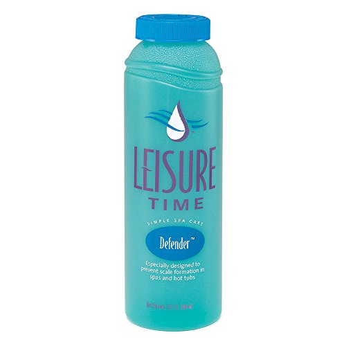 Leisure Time 30210A Defender Spa and Hot Tub Stain and Scale Cleaner 32 fl oz Blue