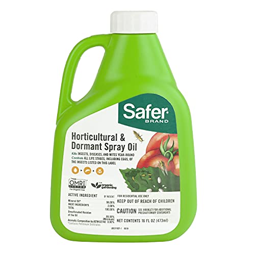 Safer 51926 Brand 16 oz Horticultural  Dormant Spray Oil Concentrate 1 Pack Green
