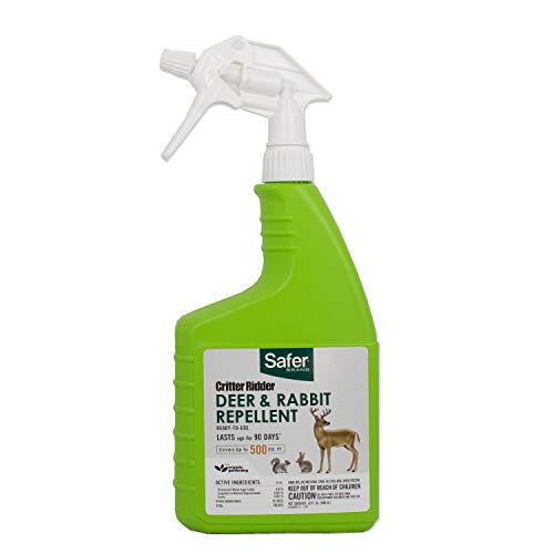 Safer ReadytoUse Brand 5981 Critter Ridder Deer  Rabbit Repellent RTU  32 oz