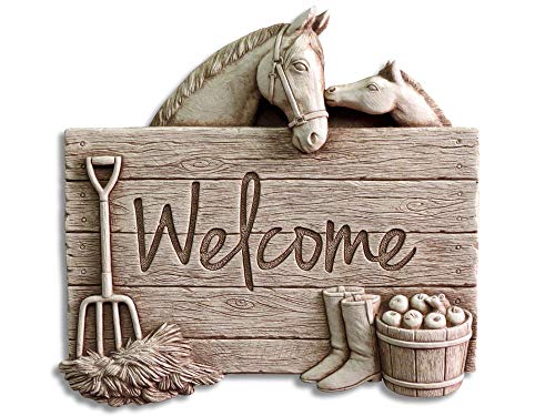 Carruth Studio Barnyard Welcome Outdoor Wall Plaque