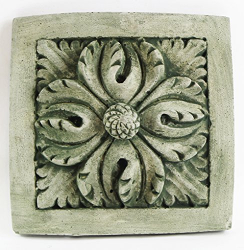 Flower Concrete Wall Plaque Outdoor Decorative Hanging Garden Plaque