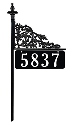 Oak 30 Inch Reflective Address Sign