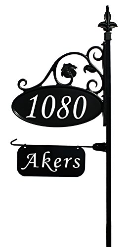 Park Place Oval Reflective 911 Home Address Sign For Yard With Name Rider On Garden Flag Postndash Custom Made Address
