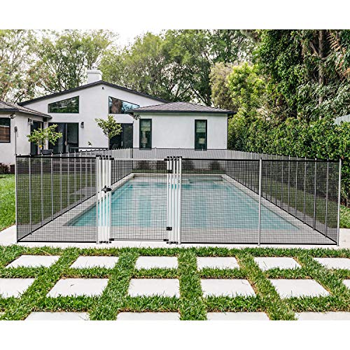 COARBOR Removable Mesh Fence for Inground Above Ground Pools Safety Fencing Fence for Garden Backyard Poultry Dog Chicken 4Hx16L