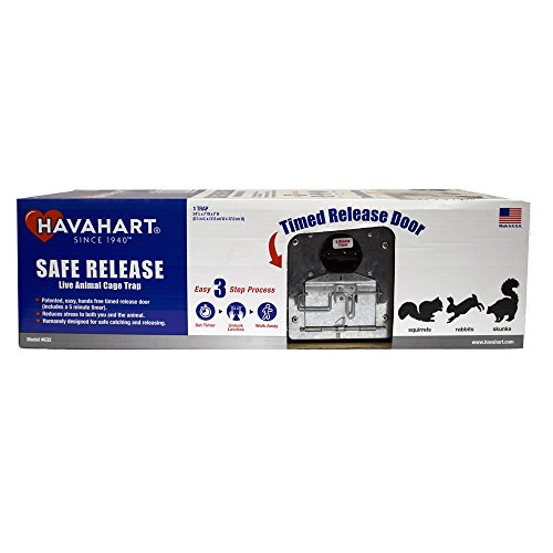 Havahart 632 Medium 2Door Safe Release Humane Live Animal Cage Trap for Squirrels Rabbits Skunks