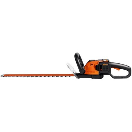22 Cordless Lithium Ion Cordless Electric Hedge Trimmer Dual Action Laser Cut Blades Soft Grip Handles