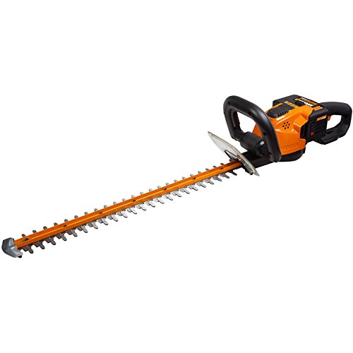 24 56V Cordless Electric Hedge Trimmer Lithium Ion Dual Action 34 Cutting Diameter 24 Hedge Trimmer