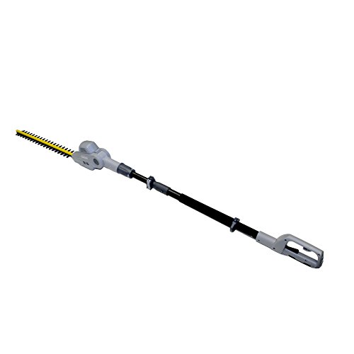 Factory Refurbished Sun Joe SJH902E 21-Inch Electric Telescoping Pole Hedge Trimmer Grey