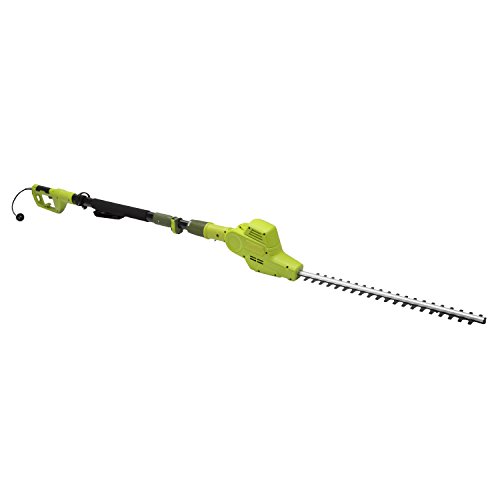 Sun Joe Sjh902e 21-in 4-amp Multi-angle Electric Telescoping Pole Hedge Trimmer